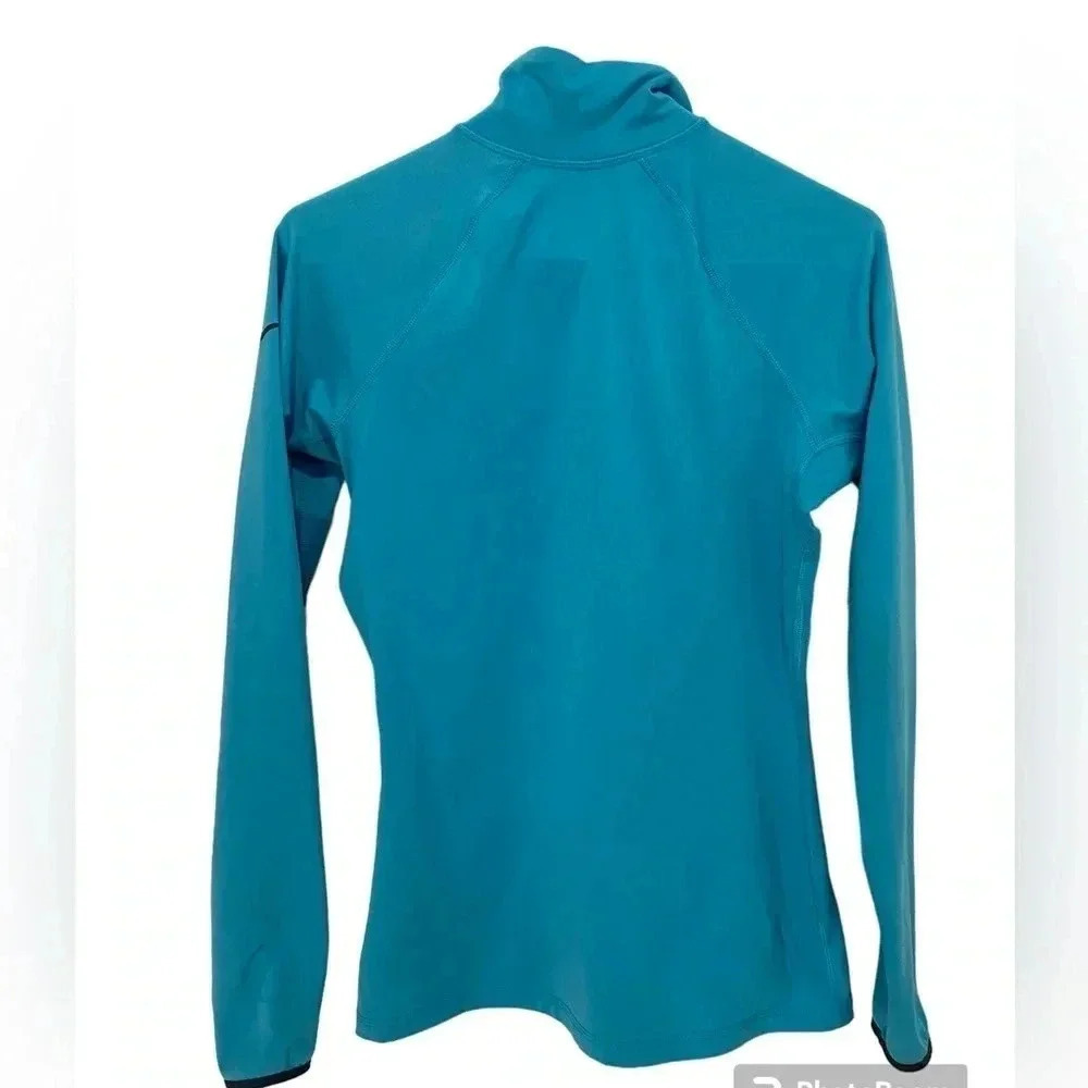 Nike Blue Pro Medium Dri Fit Half Zip Pullover Running Jacket, Size Medium - Picture 14 of 14